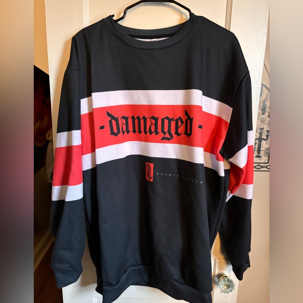 Double Crossed brand sweatshirt